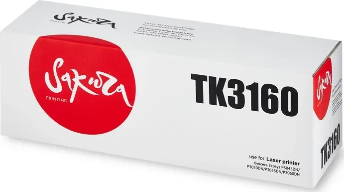 Картридж Sakura TK-3160 12500 стр.