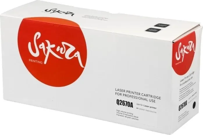 Картридж Sakura Q2670A черный, 6000 стр.