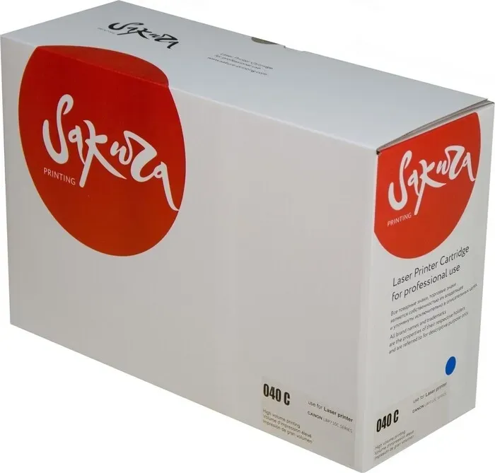 Картридж Sakura CRG040C 5400 стр.