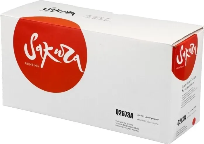 Картридж Sakura Q2673A пурпурный, 4000 стр.