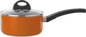 Ковш BergHOFF с крышкой 16 см 1.5 л Eclipse оранжевый (3700155)