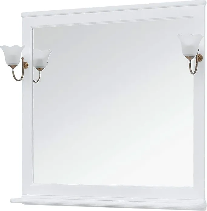 Зеркало AQUANET Валенса 105 с подсветкой, белое матовое (238830, 173024)