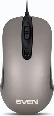 Мышь проводная Sven RX-515S серая (бесшумн. клав, 3+1кл. 800-1600DPI, 1,5м., блист.) USB (SV-018573)