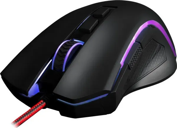 Мышь компьютерная Defender Redragon Проводная игровая Griffin оптика, RGB, 7200dpi (75093)