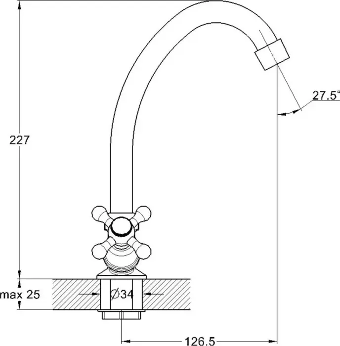 Смеситель для кухни G.lauf JML (JML4-A605)