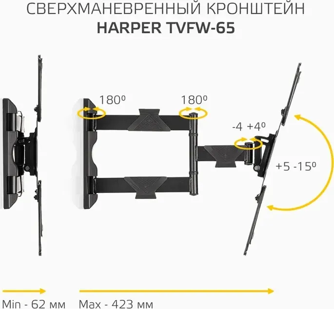 Кронштейн HARPER TVFW-65