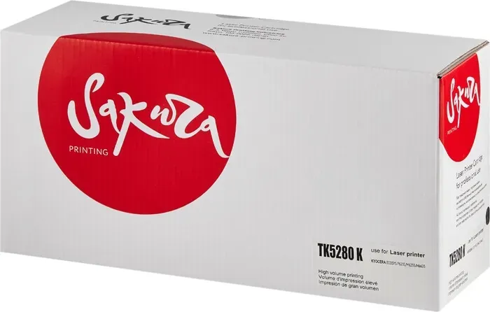 Картридж Sakura TK5280K (1T02TW0NL0) для Kyocera Mita, черный, 13000 к.