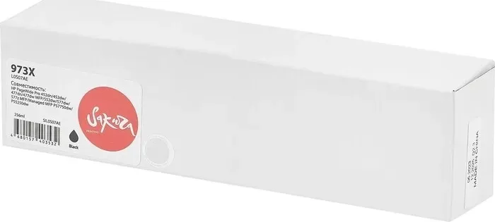 Картридж Sakura L0S07AE (№973X Black) для HP, черный, 256 мл., 10000 к.