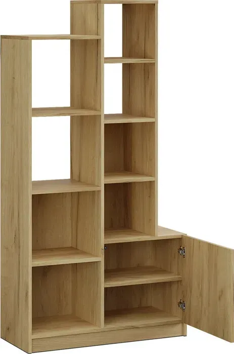 Стеллаж Mebel Ars Фиеста 3 Дуб Крафт Золотой (STG11-2)