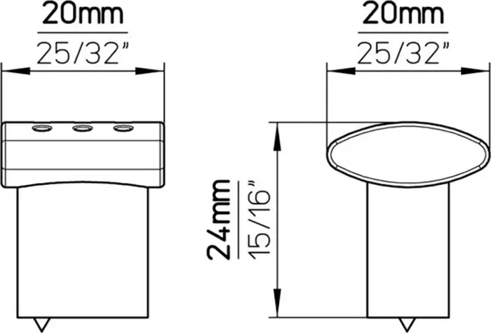 Ручка дверная Siro мебельная 1314-20ZN5