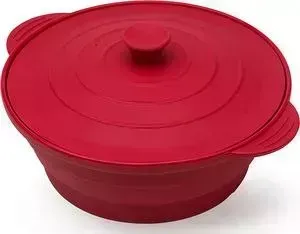 Форма круглая Oursson с крышкой Silicone (BW2150RS/RR)