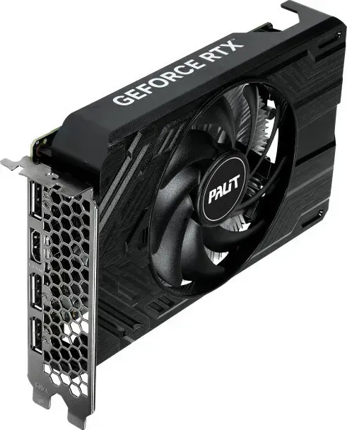 Видеокарта Palit NVIDIA GeForce RTX 4060 PA-RTX4060 STORMX 8GB GDDR6 (128-bit, DPx3 HDMI, RTL) (NE64060019P1-1070F) PA-RTX