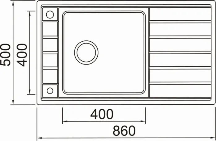 Мойка кухонная Seaman Eco Roma SMR-8650A.B Steel Satin