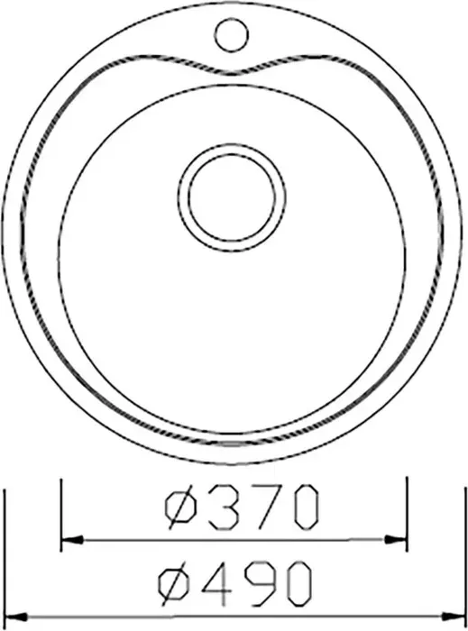 Мойка кухонная Seaman Eco Wien SWT-490.A Steel Satin