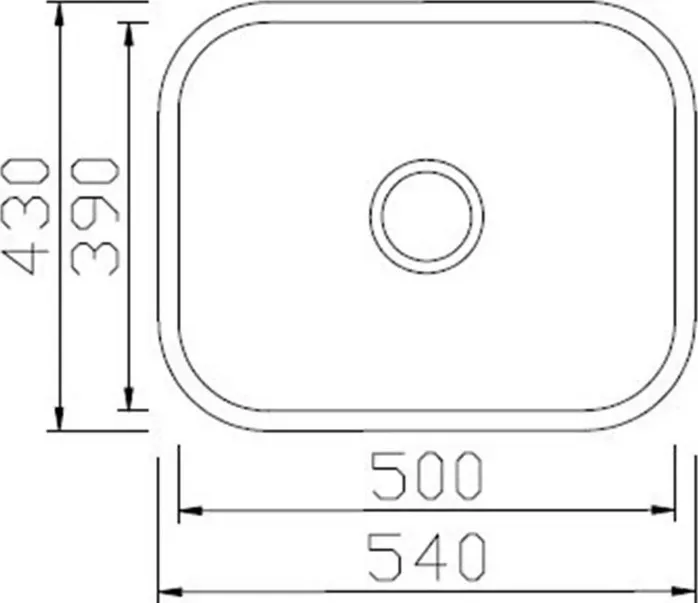 Мойка кухонная Seaman Eco Wien SWU-5443.A Steel Satin