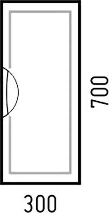 Шкаф Corozo подвесной Монро 30х70 белый (SD-00000679)
