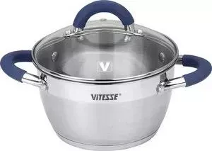 Кастрюля VITESSE 18 см / 2.2 л Blue Arch (VS-2042)