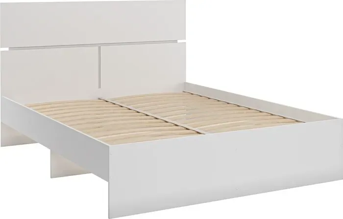Кровать Комфорт S Кровати двуспальная Агата 1600 М8 / Белый