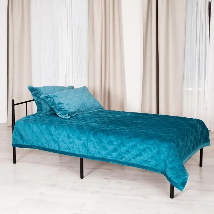 Кровать TetChair ROWENTA (mod. 9177) металл, 90*200 см (Single bed), Black (черный)