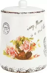 Банка для сыпучих продуктов ENS Group 0.95 л Персиковая роза (1750160)
