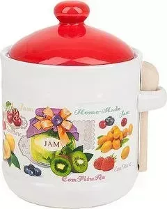 Банка для сыпучих продуктов Polystar Collection с ложкой 0.9 л Джем (L2430699)