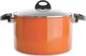 Кастрюля с крышкой BergHOFF с 24 см 6.6 л Eclipse оранжевая (3700158)