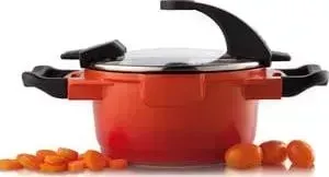 Кастрюля с крышкой BergHOFF с 16 см 1.5 л Virgo Orange (2304900)
