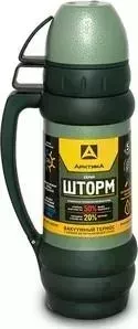 Термос Арктика с узким горлом 1 л (109-1000М зелёный)