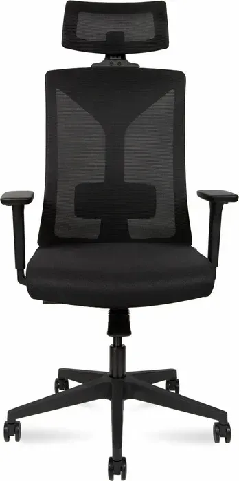 Кресло офисное НОРДEN Бостон 8001A black 3D черная сетка / черная ткань / черный пластик NORDEN 3D / /