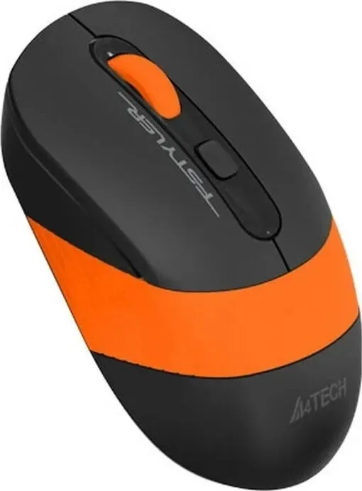 Мышь проводная A4Tech бес Fstyler FG10S black/orange (USB, оптическая, 2000dpi, 4but, silent) (FG10S ORANGE)