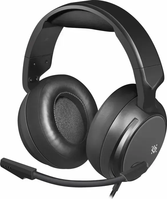 Гарнитура Defender Shadow black (2xJack 3.5mm/Jack 3.5mm 4-pin, игровая, кабель 1.6м) (64600)