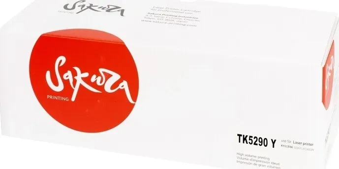 Картридж Sakura TK5290Y (1T02TXANL0) для Konica Minolta, желтый, 13000 к.
