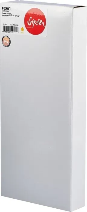 Контейнер Sakura с чернилами C13T05A400 (T05A1 Y) для Epson, желтый, 20000 к., 215 мл.
