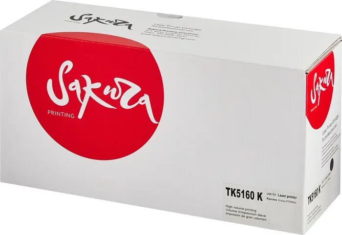 Картридж Sakura TK5160K (1T02NT0NL0) для Konica Minolta, черный, 16000 к.