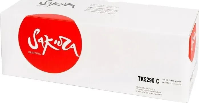 Картридж Sakura TK5290C (1T02TXCNL0) для Konica Minolta, голубой, 13000 к.
