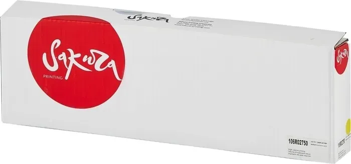 Картридж Sakura 106R02750 для XEROX, желтый, 11000к.