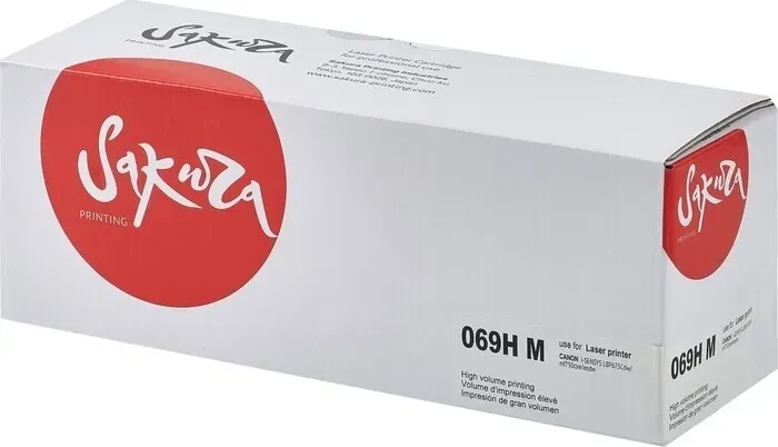 Картридж Sakura 069HM (5096C002) для Canon I-Sensys LBP673Cdw/ MF750C, пурпурный, 5500к.