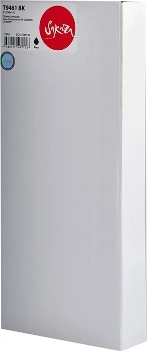 Контейнер Sakura с чернилами C13T946140 (T9461 BK) для Epson, черный, 180 мл., 10000 к.