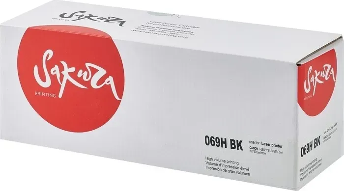 Картридж Sakura 069HBK (5098C002) для Canon I-Sensys LBP673Cdw/ MF750C, черный, 7600 к.