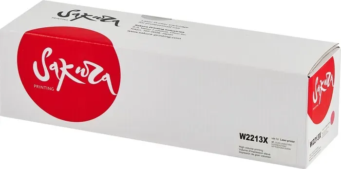 Картридж Sakura W2213X (207X) для HP, пурпурный, 2450 к.