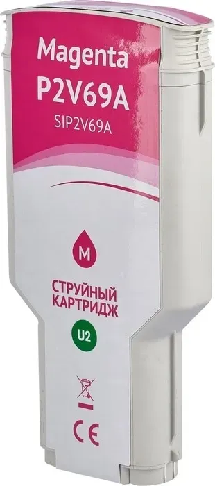 Картридж Sakura P2V69A (№730 Magenta) для HP, пурпурный, 300 мл.