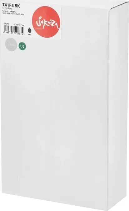 Картридж Sakura C13T41F540 (T41F5 BK) для Epson, черный, 350 мл.