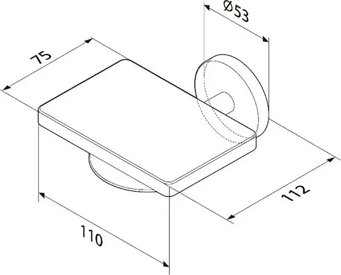 Мыльница Am.Pm X-Joy черный (A85A34222)