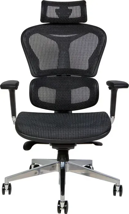 Кресло офисное НОРДEN Hero black YS-0810H-T(E+E) черный пластик / черная сетка NORDEN /
