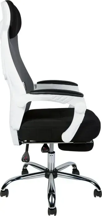 Кресло офисное НОРДEN 007 NEW H-051 white frame (black (white plastic) белый пластик / черная ткань / черная сетка NORDEN ( / /