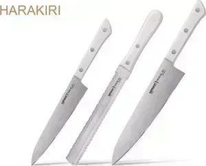 Набор из 3 кухонных ножей Samura Harakiri (SHR-0230W)