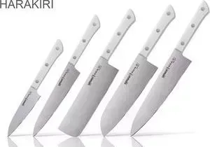 Набор ножей Samura 5 предметов Harakiri (SHR-0250W)
