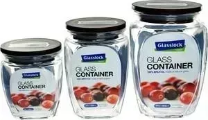 Набор контейнеров Glasslock для сыпучих продуктов 3 штуки (HG-638)