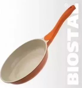 Сковорода BIOSTAL d 24 см (Bio-FP-24 оранж/беж.)