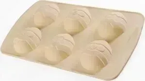 Форма для выпечки REGENT 26.5х17х3 см 6 ячеек Silicone Орешки (93-SI-FO-44)